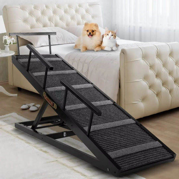 Tucker Murphy Pet™ Dog Ramp,Adjustable Folding Pet Ramp For Bed, Couch